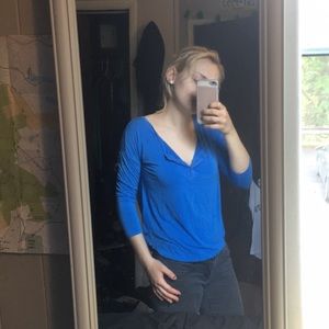 blue American Eagle tee S